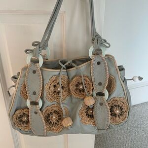 Jamin Puech Floral Crochet Embellished Handbag